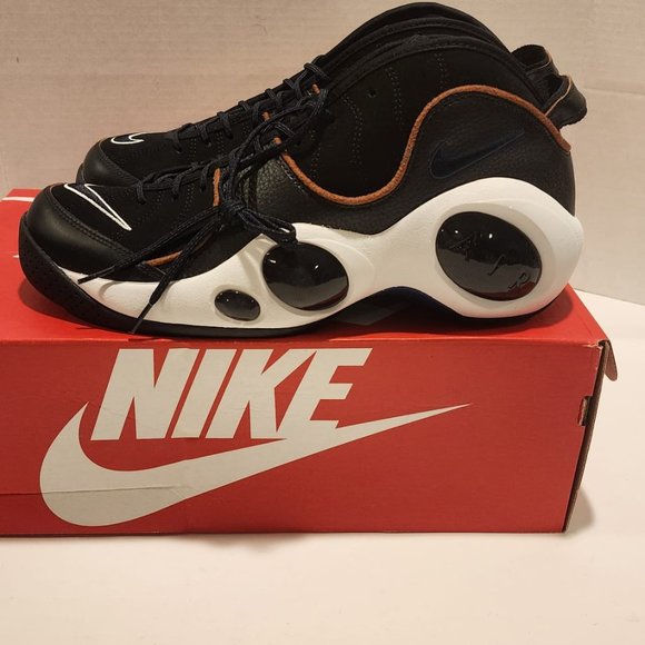 Nike Air Zoom Flight 95 Jason Kidd🔥New Men Black Casual Shoes DV6994 001 - Picture 1 of 10